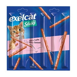 Exelcat Sticks au Saumon 6x6g image