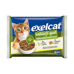 Exelcat "Naturellement Bon" Volaille  4x85g image