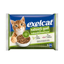 Exelcat "Naturellement Bon" Mix Selection 4x85g image