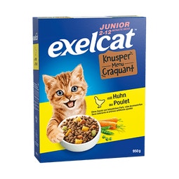 Exelcat Menu Craquant au Poulet Junior 950g image