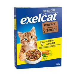 Exelcat Menu Craquant au Poulet Senior  950g image