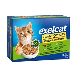 Exelcat Pouch Délices en Gelée Mix Selection 12x85g image