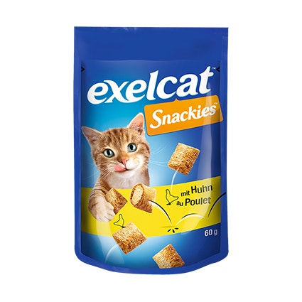 Exelcat Snackies Huhn 60g